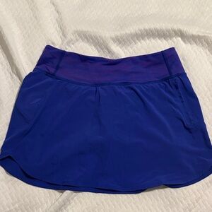 Outdoor Voices Blue and Purple Exercise Skort